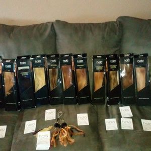 Halo Human Remy Hair Extensions ASH BROWN 11 20"